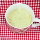 白菜のカレー豆乳スープ♪